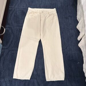 Levi’s white 501 Jeans